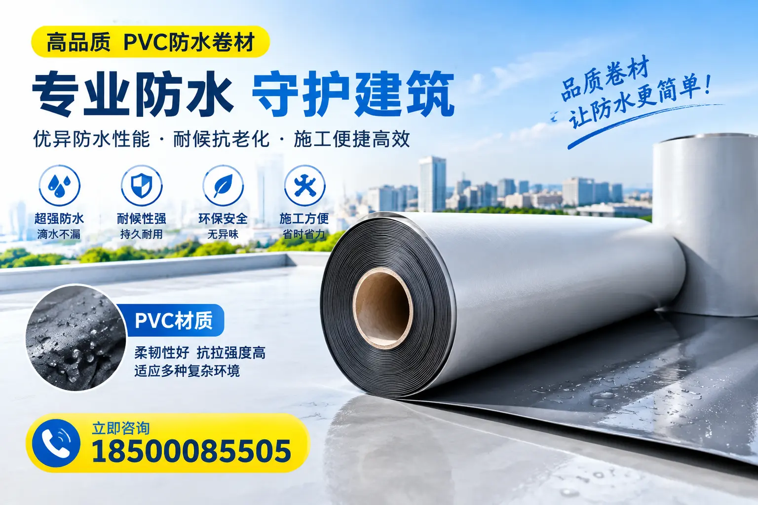 PVC防水卷材的安全性分析，武汉居民需了解的知识
